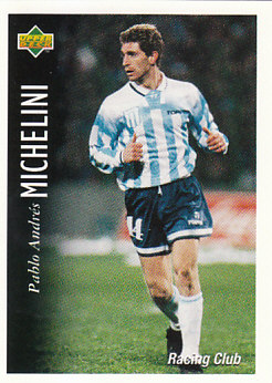Pablo Andres Michelini Racing Club 1995 Upper Deck Futbol Argentina #49